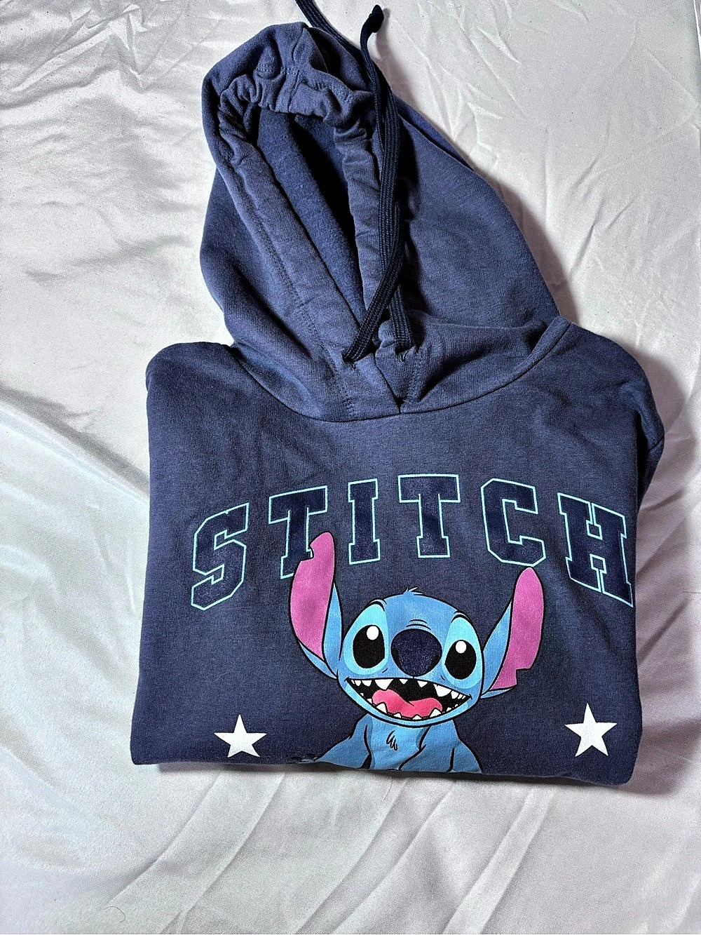 Disney Stitch Experiment 626 Hoodie Stitch Hoodie Blue Girls XCH